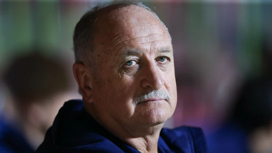 El entrenador Luis Filipe Scolari El entrenador Luis Filipe Scolari