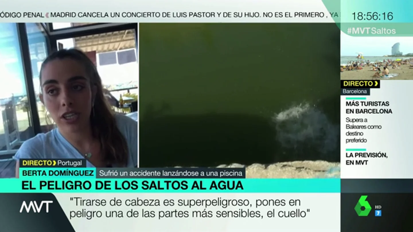 El sobrecogedor relato de Berta, que quedó tetrapléjica tras tirarse a una piscina: "En un segundo tu vida se ha ido al garete" El sobrecogedor relato de Berta, que quedó tetrapléjica tras tirarse a una piscina: "En un segundo tu vida se ha ido al garete"