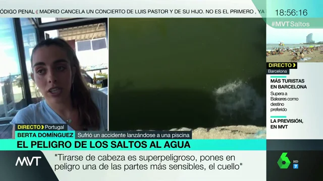 El sobrecogedor relato de Berta, que quedó tetrapléjica tras tirarse a una piscina: "En un segundo tu vida se ha ido al garete" El sobrecogedor relato de Berta, que quedó tetrapléjica tras tirarse a una piscina: "En un segundo tu vida se ha ido al garete"