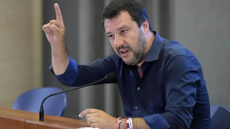 El ministro del Interior italiano, Matteo Salvini