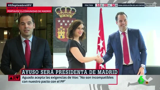 Aguado revela que Cs concentrará en cinco consejerías competencias en Empleo, Economía o Educación Aguado revela que Cs concentrará en cinco consejerías competencias en Empleo, Economía o Educación