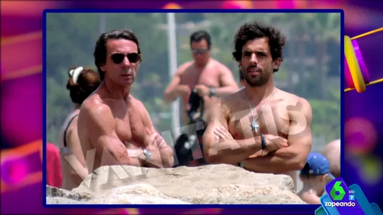 Aznar y su hijo Aznar y su hijo