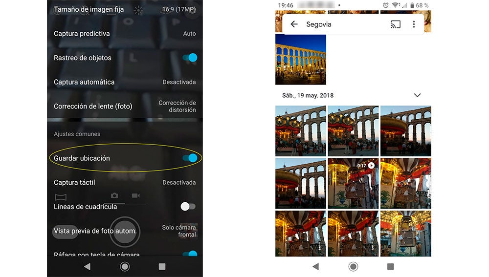 Buscando mediante ubicación en Google Fotos