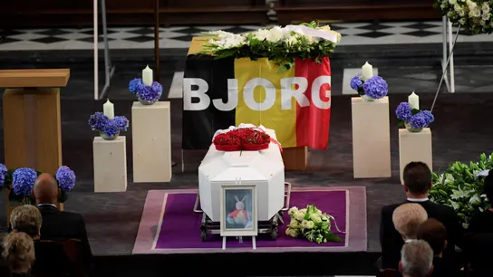 Imagen del funeral de Lambrecht Imagen del funeral de Lambrecht