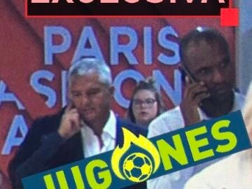 Javier Bordas y Eric Abidal, en París para negociar por Neymar Javier Bordas y Eric Abidal, en París para negociar por Neymar