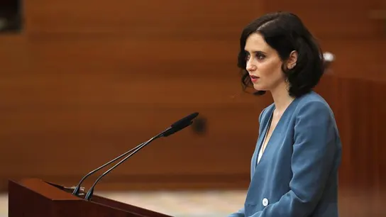 Isabel Díaz Ayuso en su discurso de investidura Isabel Díaz Ayuso en su discurso de investidura