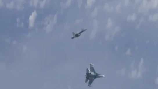 Incidente entre un caza español y dos aviones rusos sobre el mar Báltico Incidente entre un caza español y dos aviones rusos sobre el mar Báltico