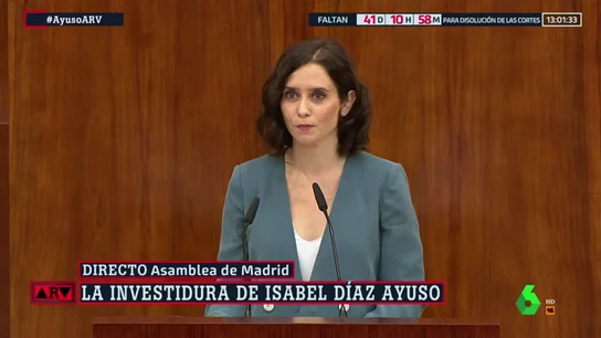 Isabel Díaz Ayuso rebautiza la Consejería de Justicia como "Justicia, Interior y Víctimas del Terrorismo" Isabel Díaz Ayuso rebautiza la Consejería de Justicia como "Justicia, Interior y Víctimas del Terrorismo"