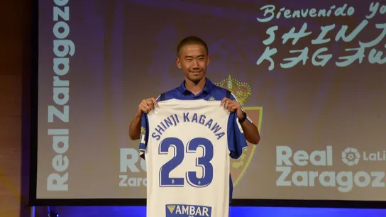 Shinji Kagawa, nuevo jugador del Zaragoza Shinji Kagawa, nuevo jugador del Zaragoza