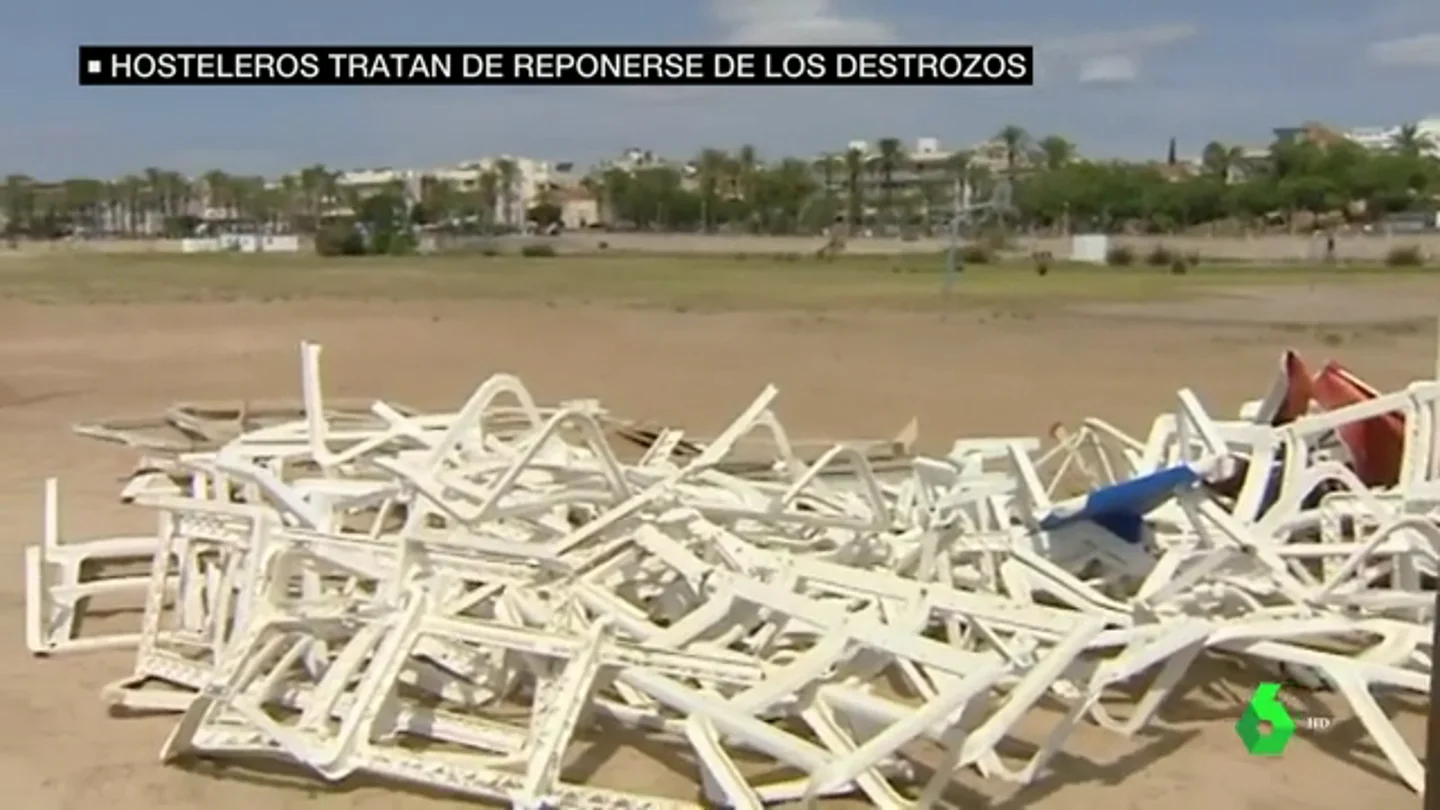 Los hosteleros catalanes hacen balance de los destrozos tras las tormentas Los hosteleros catalanes hacen balance de los destrozos tras las tormentas