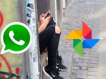 WhatsApp y Google Fotos