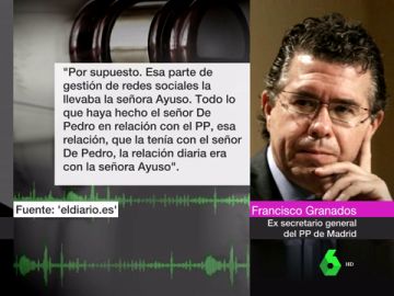 Granados reaparece para exculpar a Díaz Ayuso en la trama Púnica: "No decidía nada de nada" Granados reaparece para exculpar a Díaz Ayuso en la trama Púnica: "No decidía nada de nada"
