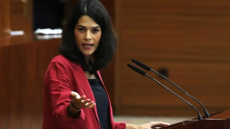 La diputada de Unidas Podemos en la Asamblea de Madrid, Isa Serra