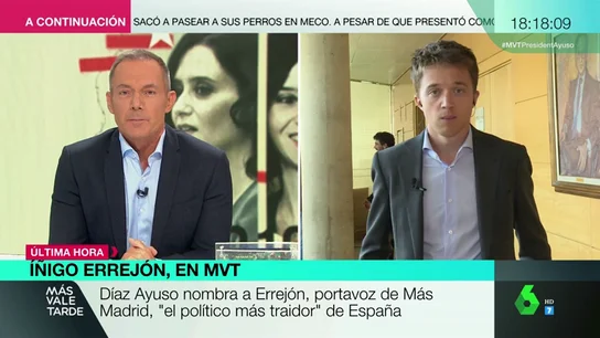 Errejón: "Ayuso ha perdido los papeles, ha ganado la votación pero no el debate" Errejón: "Ayuso ha perdido los papeles, ha ganado la votación pero no el debate"