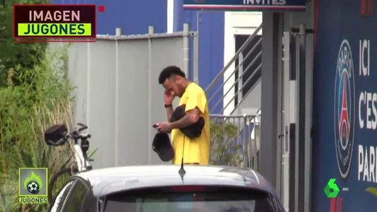 Neymar, apartado por el PSG: su cara le delata Neymar, apartado por el PSG: su cara le delata