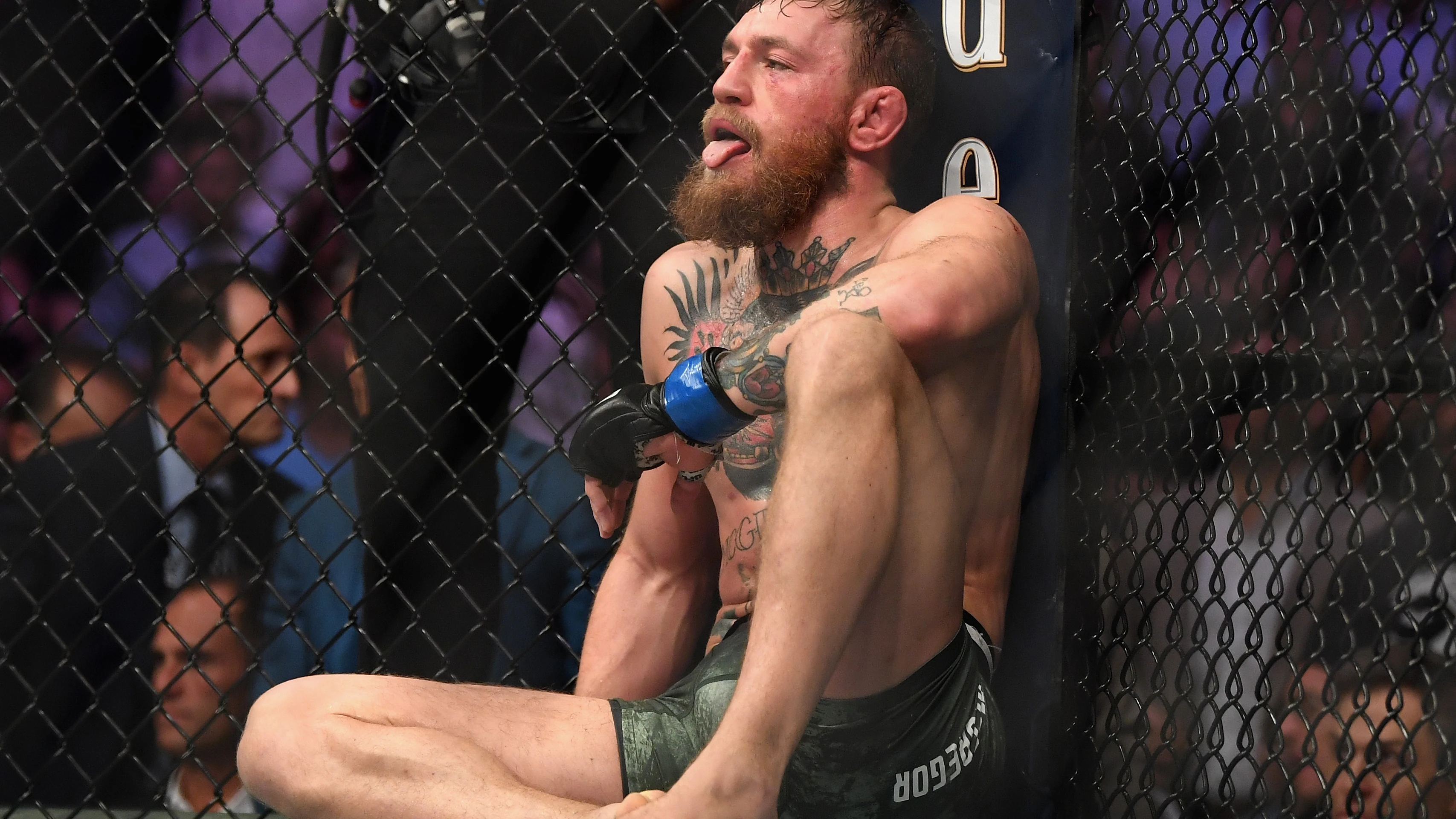 Conor McGregor, exhausto