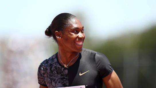 Semenya, durante una competición Semenya, durante una competición