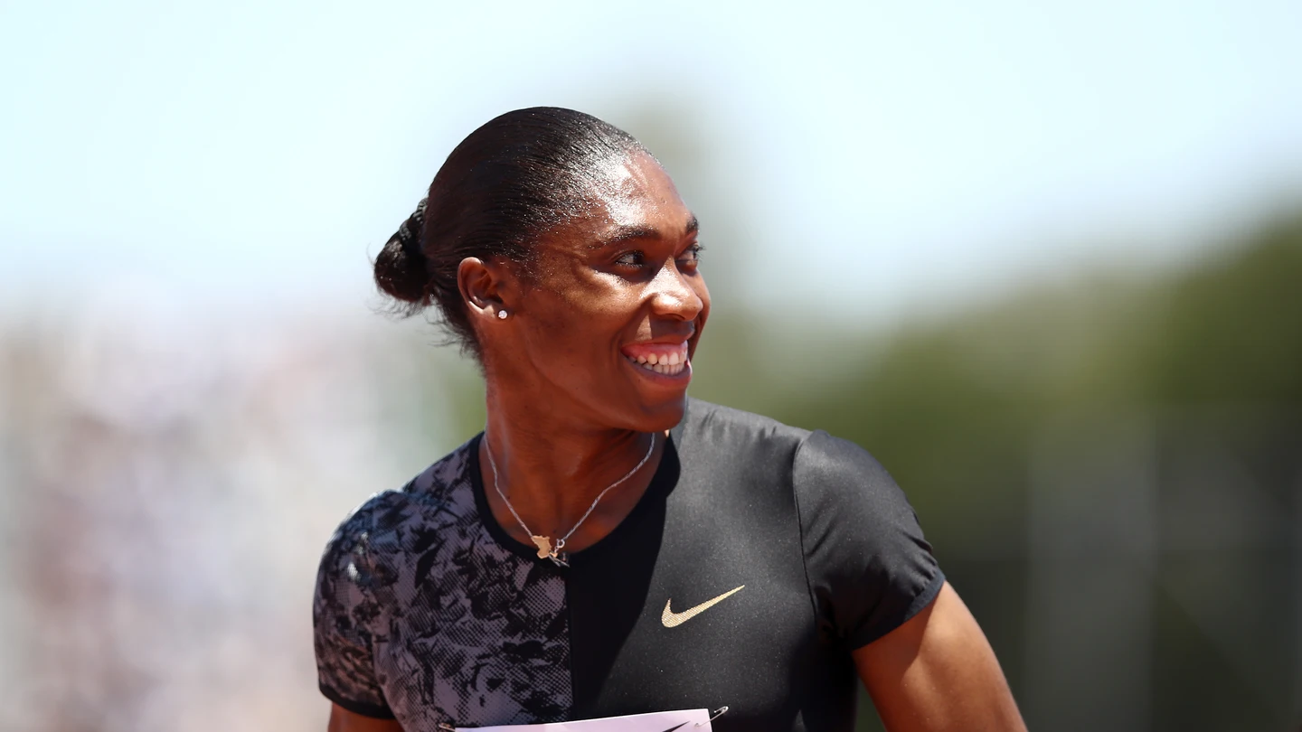 Semenya, durante una competición Semenya, durante una competición
