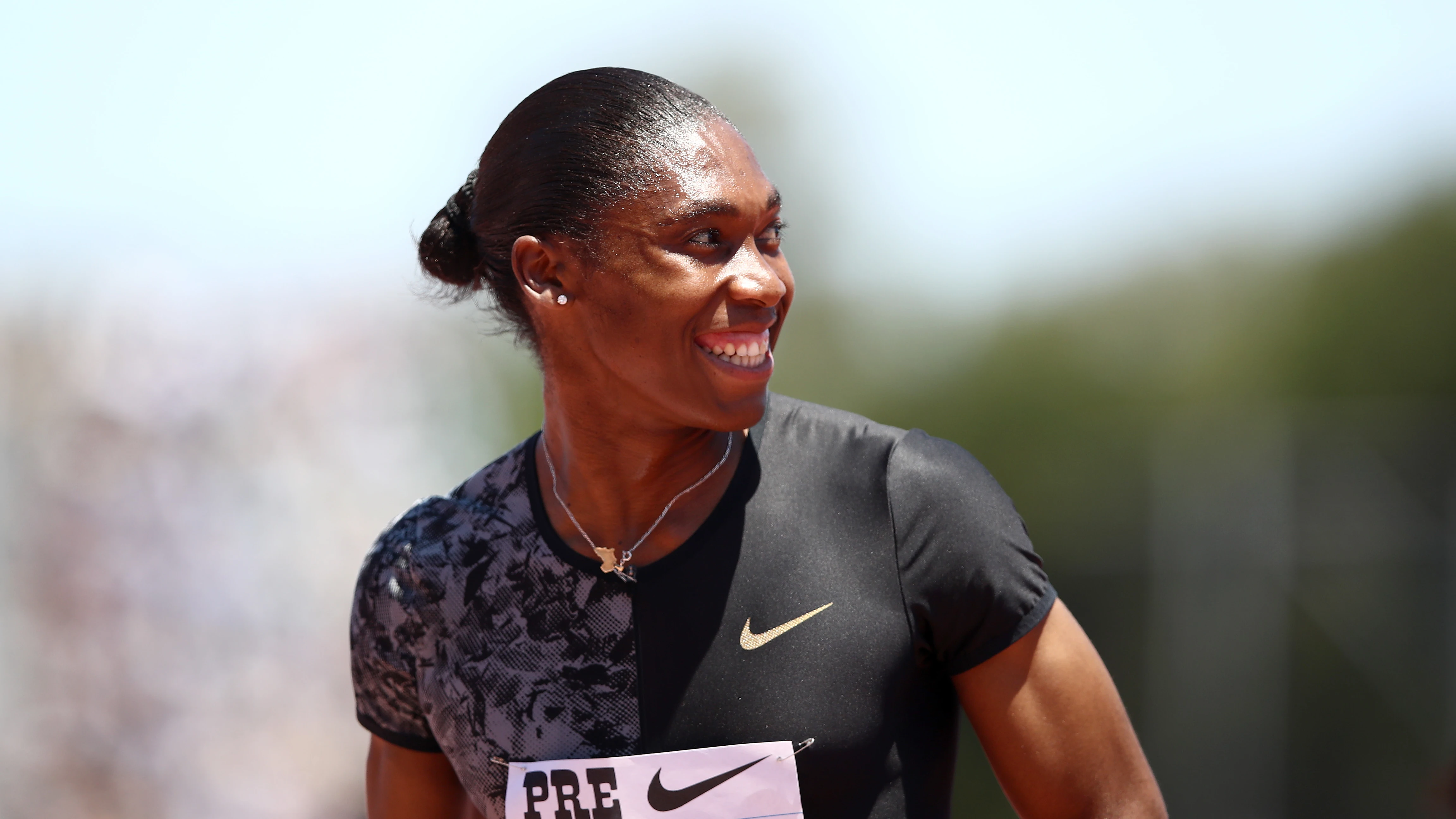 Semenya, durante una competición