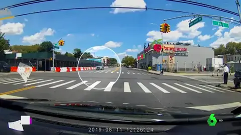 Las impactantes imágenes del atropello mortal a un ciclista español en Nueva York Las impactantes imágenes del atropello mortal a un ciclista español en Nueva York
