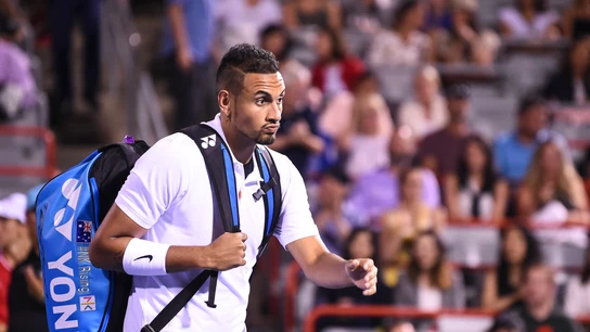 Nick Kyrgios, en Cincinnati Nick Kyrgios, en Cincinnati