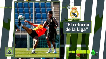 Fotos y 'follows' cómplices: James y su vuelta a la normalidad en el Real Madrid