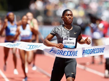 Semenya, durante una competición Semenya, durante una competición