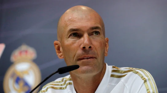 Zidane, en rueda de prensa Zidane, en rueda de prensa
