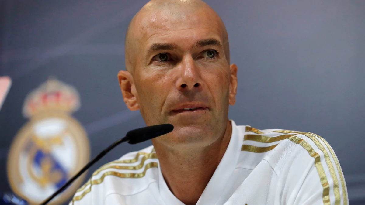 Zidane, en rueda de prensa