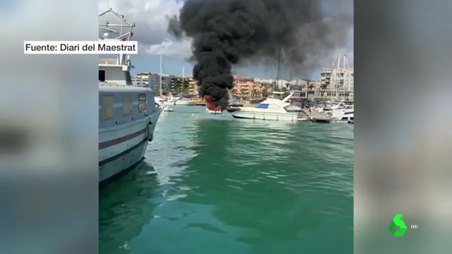 Seis heridos en el incendio de un barco de recreo en el Náutico de Benicarló Seis heridos en el incendio de un barco de recreo en el Náutico de Benicarló