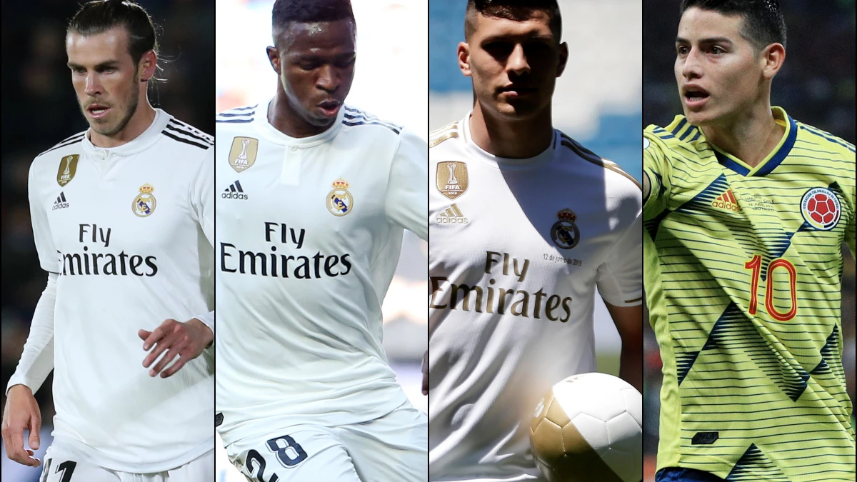 Bale, Vinicius, Jovic y James Rodríguez