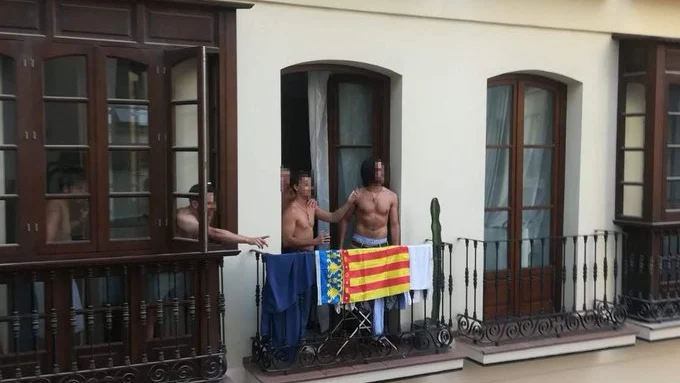 La bandera por la que se inició la disputa en Málaga