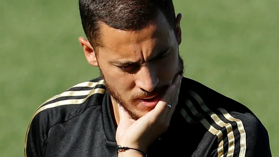 Hazard, en un entrenamiento Hazard, en un entrenamiento