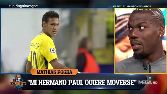 El recado del hermano de Pogba a Neymar: "Lo que hace no es profesional, Paul no hará lo mismo" El recado del hermano de Pogba a Neymar: "Lo que hace no es profesional, Paul no hará lo mismo"
