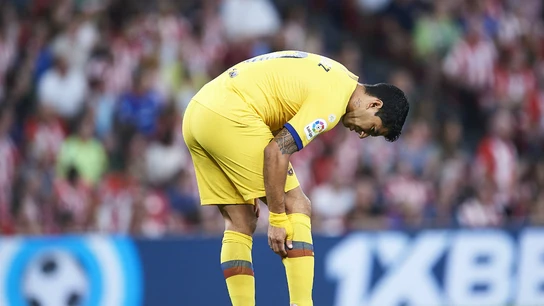 Luis Suárez, dolorido Luis Suárez, dolorido
