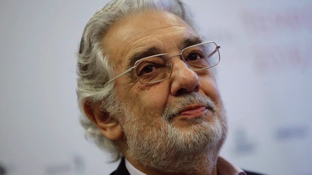 El tenor Plácido Domingo 