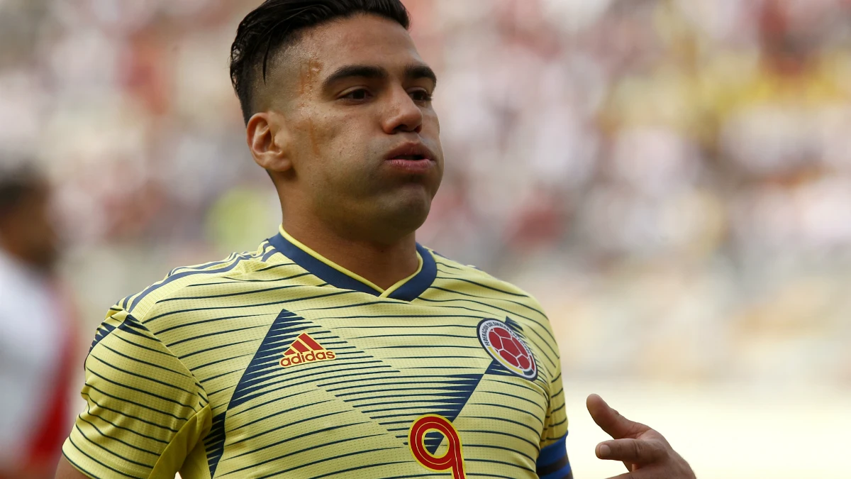 Radamel Falcao, con Colombia