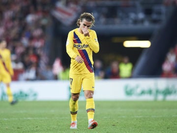 Griezmann, cabizbajo Griezmann, cabizbajo