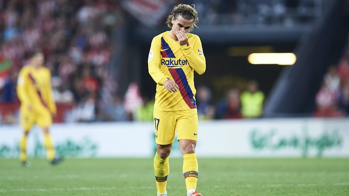 Griezmann, cabizbajo