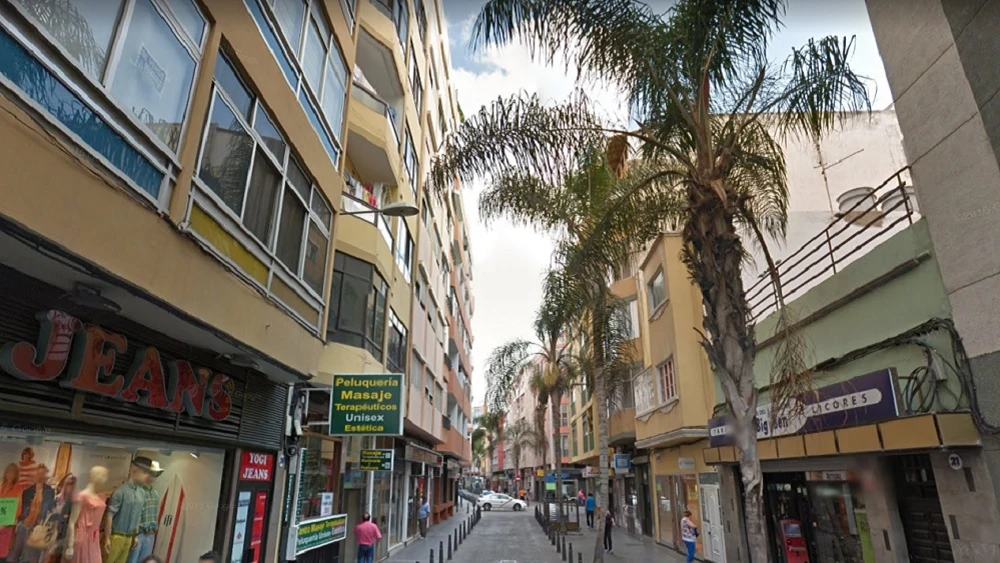 Calle Sagasta de Las Palmas de Gran Canaria.