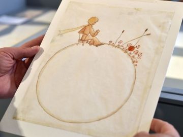 Boceto inédito de 'El Principito' de Antoine de Saint-Exupéry Boceto inédito de 'El Principito' de Antoine de Saint-Exupéry