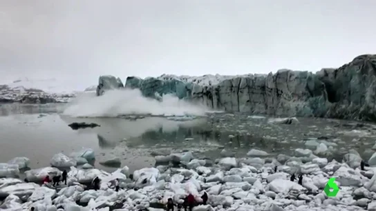 Primer glaciar que desaparece en Islandia Primer glaciar que desaparece en Islandia.
