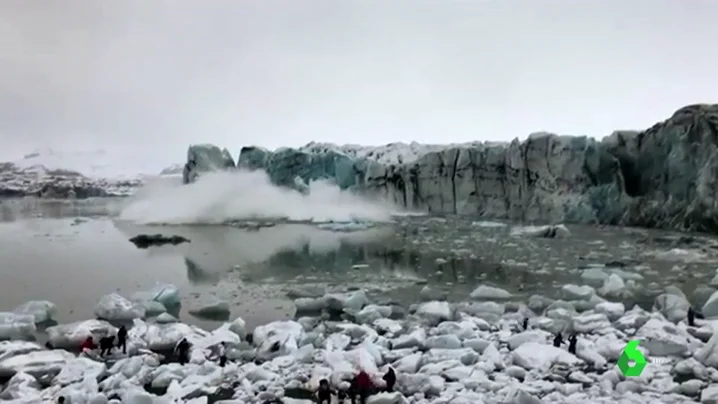 Primer glaciar que desaparece en Islandia.