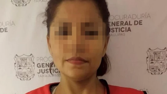 Foto pixelada de la asesina condenada Foto pixelada de la asesina condenada.