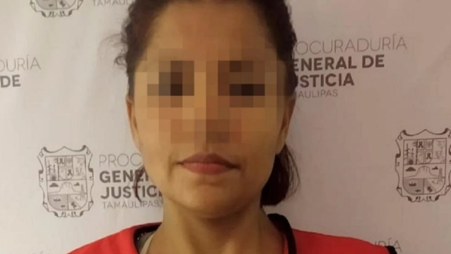 Foto pixelada de la asesina condenada Foto pixelada de la asesina condenada.