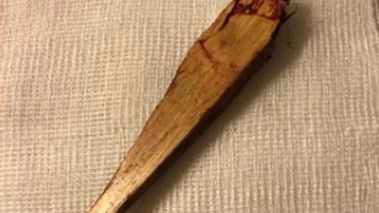 Una astilla de madera Una astilla de madera