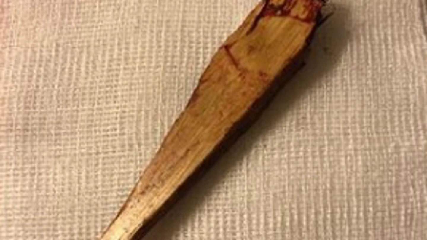 Una astilla de madera Una astilla de madera