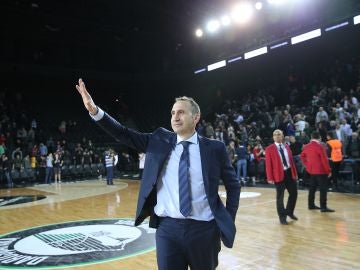 El entrenador de baloncesto David Blatt El entrenador de baloncesto David Blatt