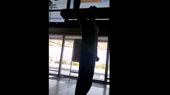 El joven que gritaba Alá es grande en la estación de Córdoba El joven que gritaba Alá es grande en la estación de Córdoba