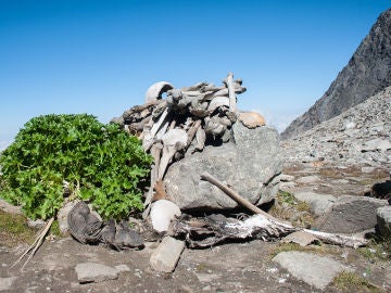 Los esqueletos del lago Roopkund incluyen migrantes mediterraneos Los esqueletos del lago Roopkund incluyen migrantes mediterraneos